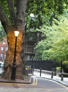 Rosebery Avenue outside Rosebery Hall